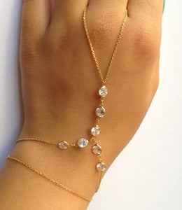 Crystal Ring Bracelet